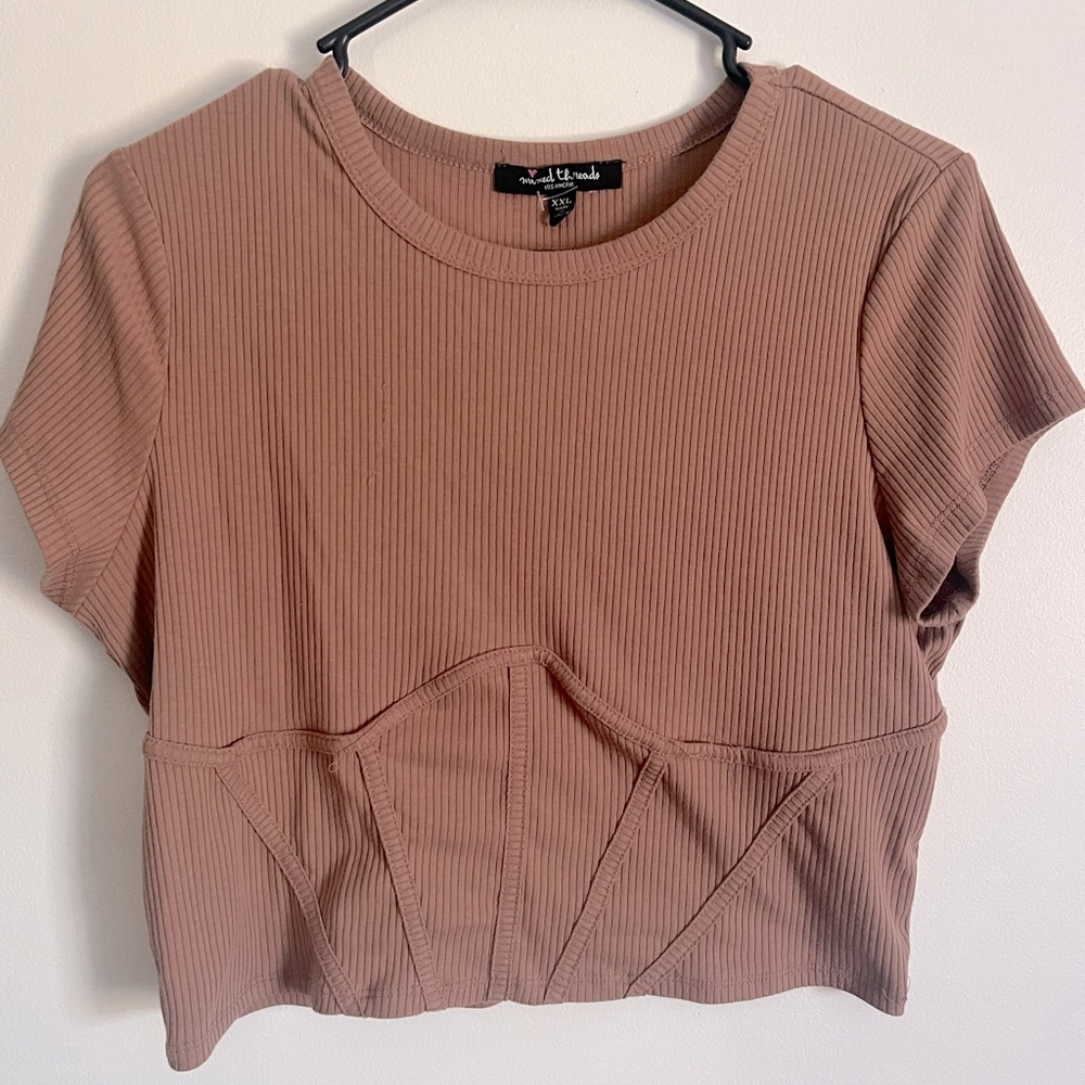 Shein cropped tshirt